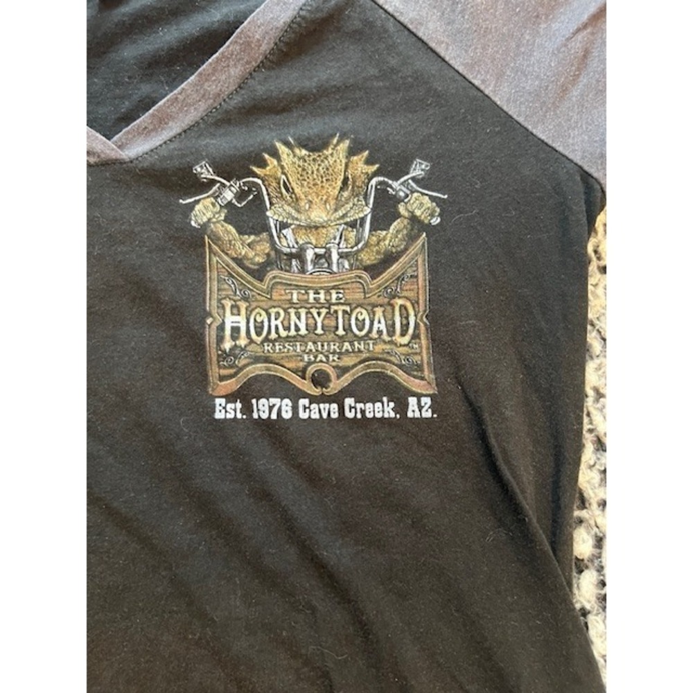 Women's Horny Toad Baseball V Neck‎ T Shirt Size M - Picture 3 of 4